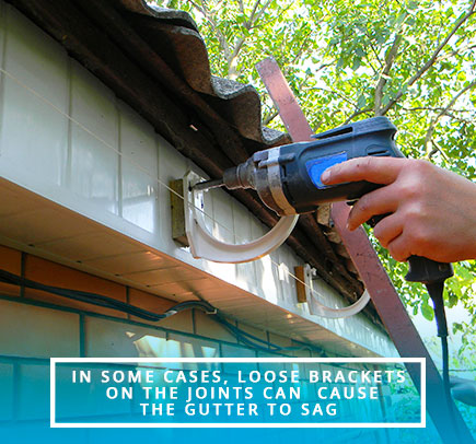 Repairing a Broken Gutter Bracket