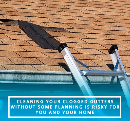 Potential Risks of Cleaning Your Gutters by Yourself