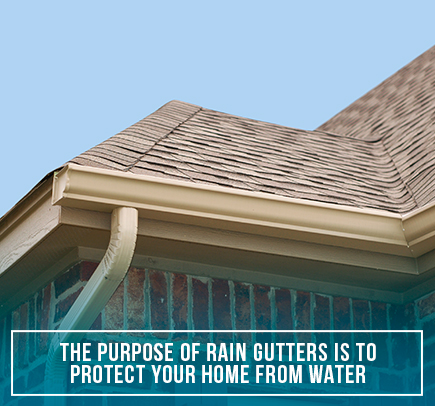 Flawless Rain Gutter System in a Sunny Day